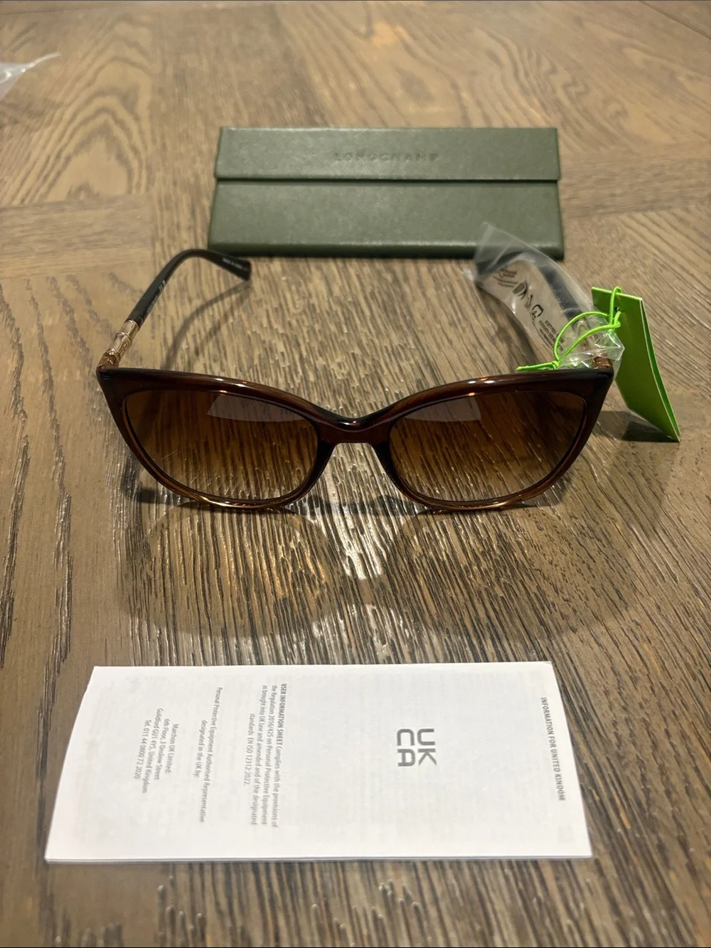 Longchamp LO710S Sunglasses Gradient Brown Rose